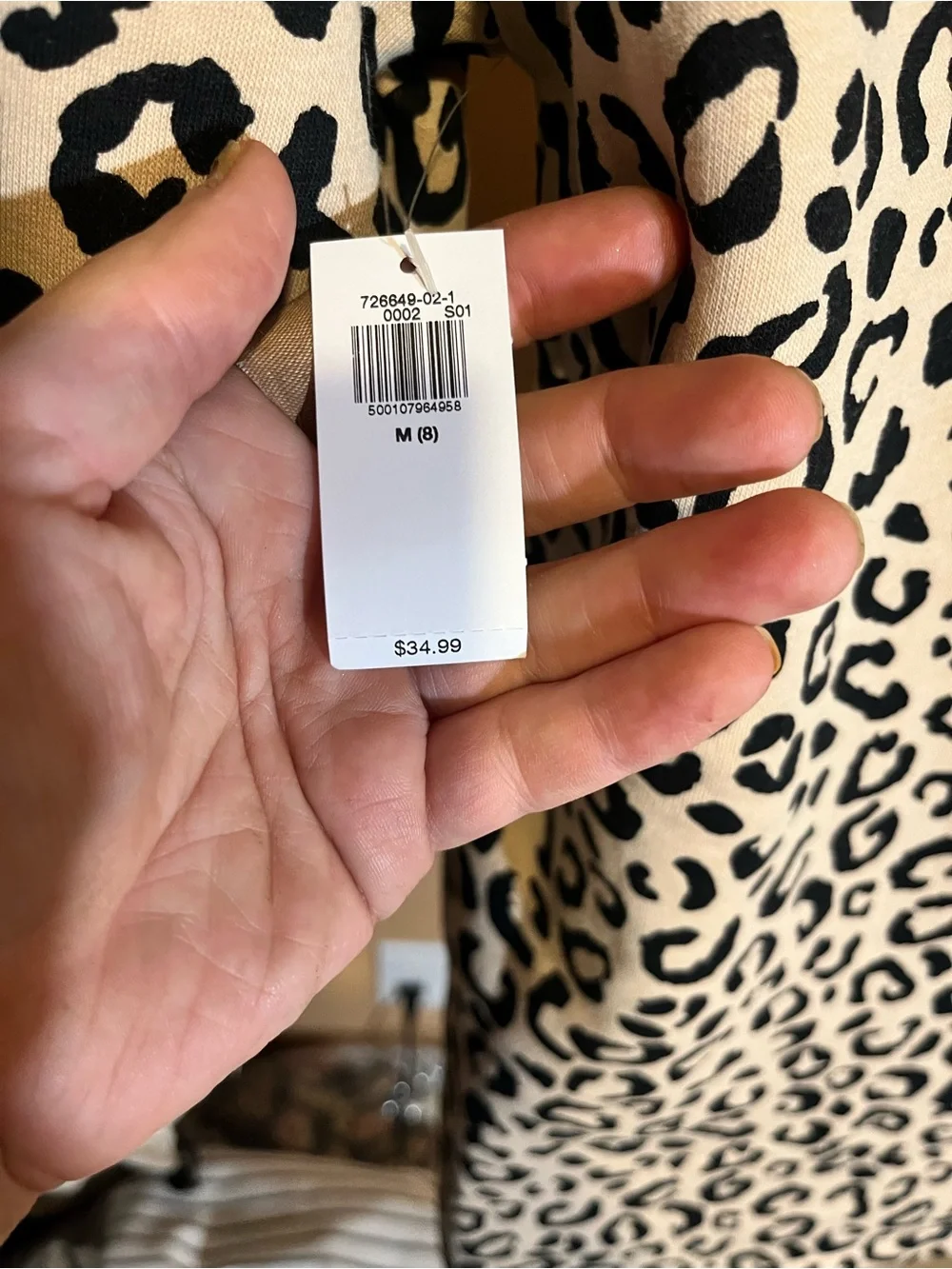 Old Navy Leopard Print Hoodie